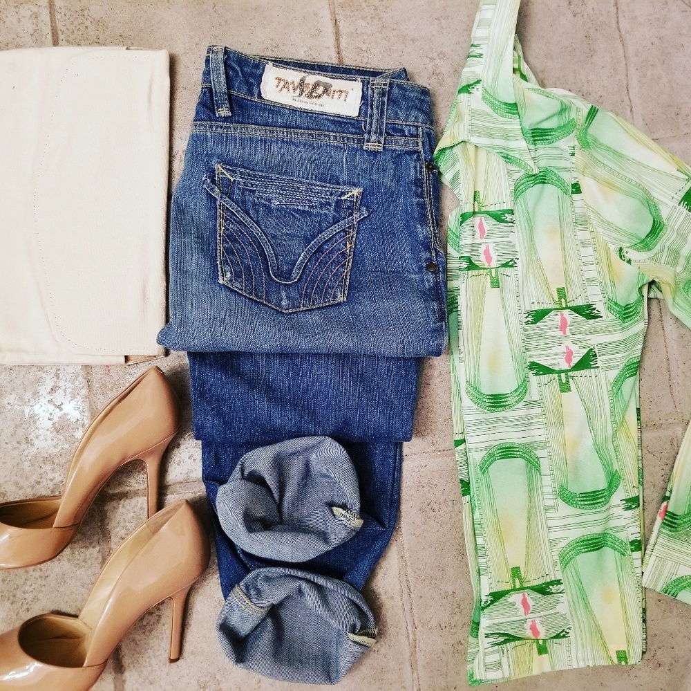 Vintage Polyester Button Down Top - image 1